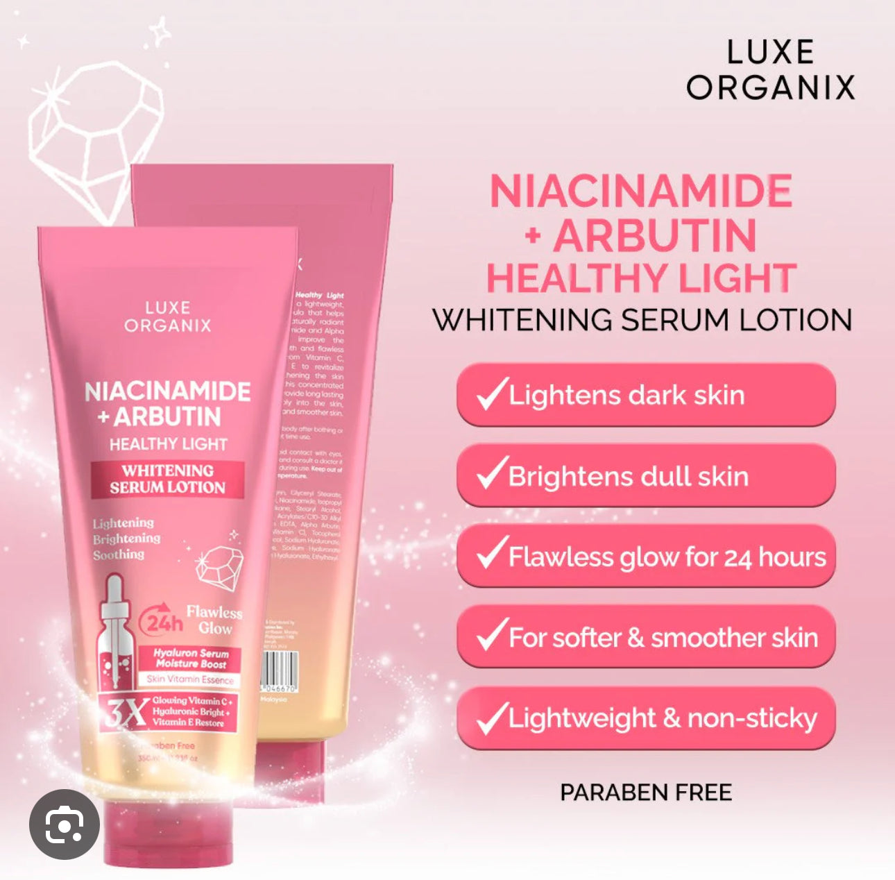 LUXE ORGANIX LOTION