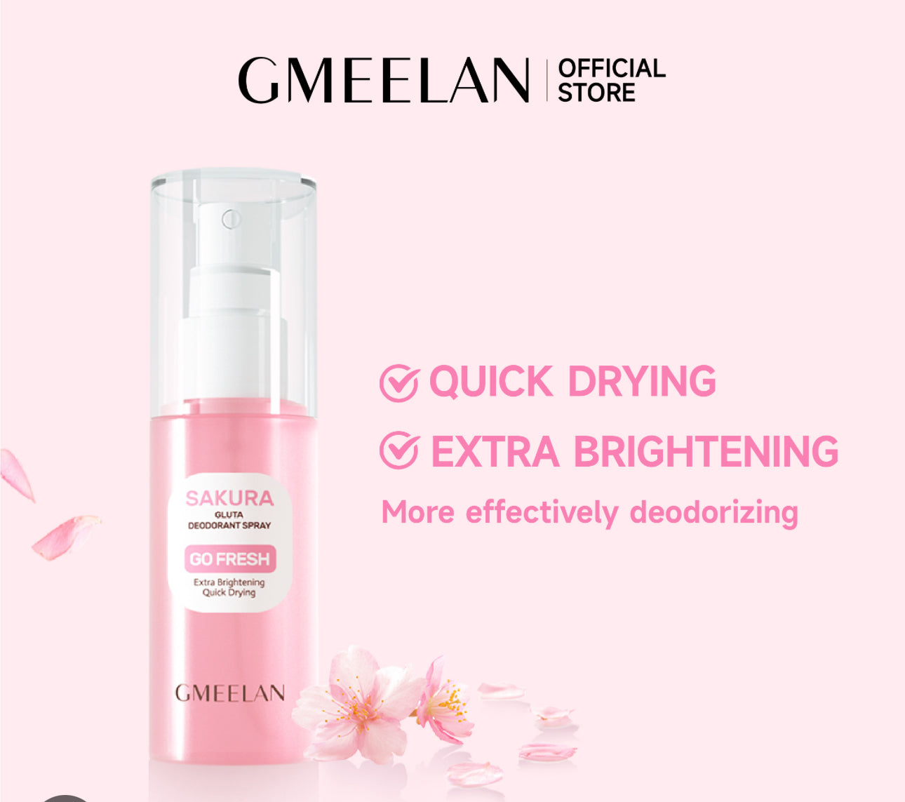 Gmeelan Sakura Deo Spray – WELLNESS PRO QATAR BY ALEAFIA PRO AND TRADE