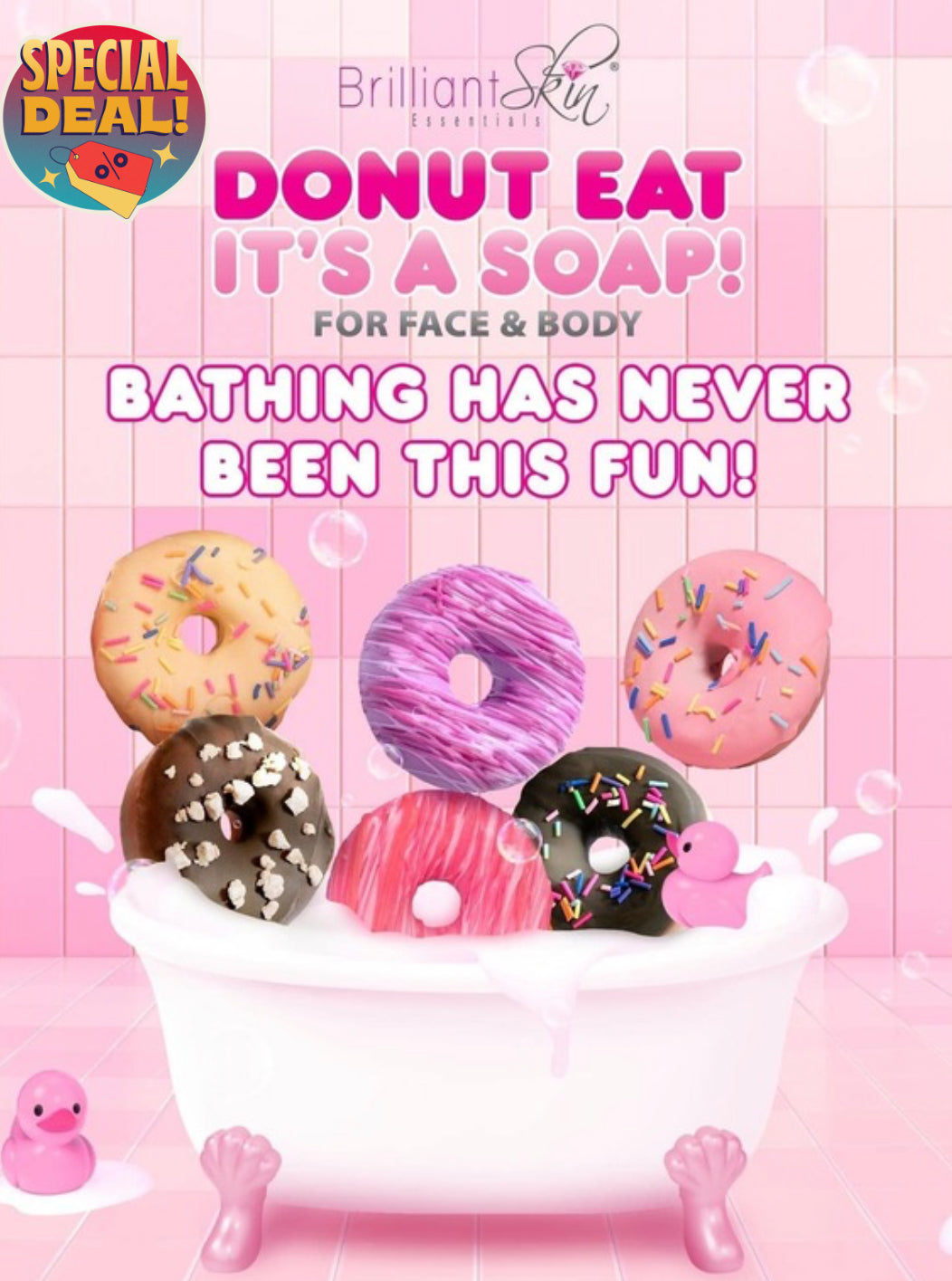 Brilliant Skin Donut EAT it’s a SOAP