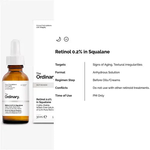 The Ordinary Retinol in Squalane (0.2% / 0.5% ) 30ml