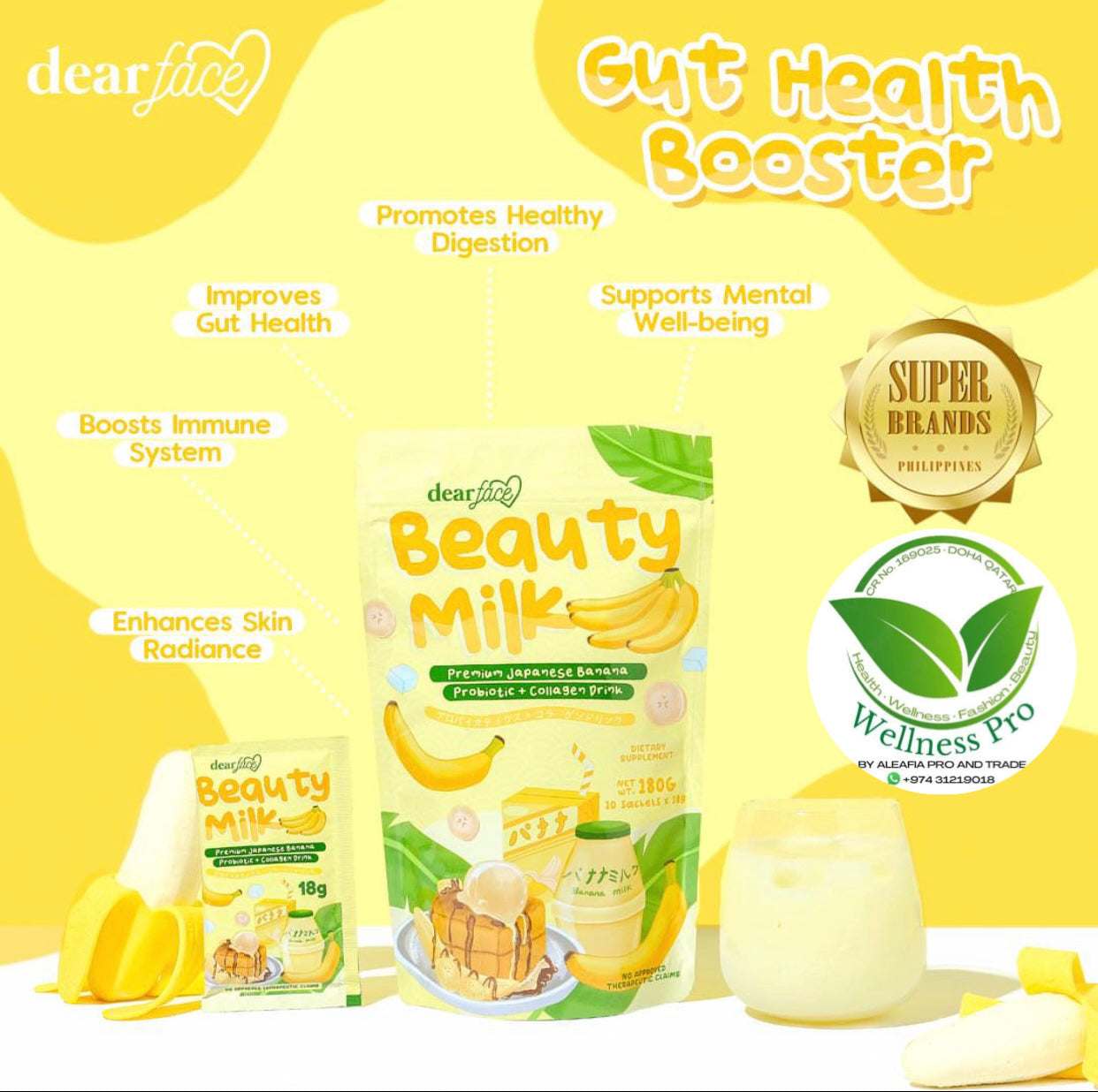 Beauty Banana Milk Collagen Drink