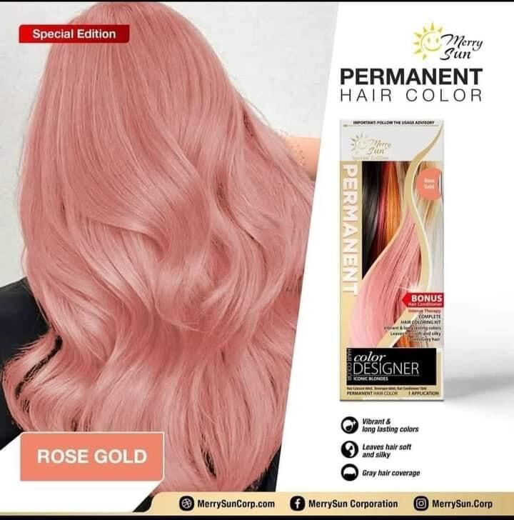 Merry Sun Permanent Hair Color With Hair Therapy