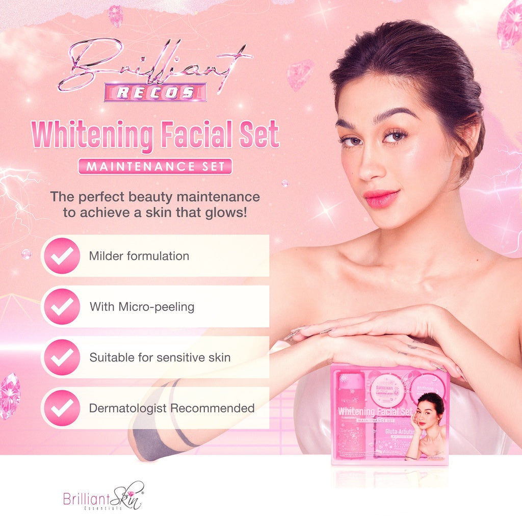 Brilliant Whitening Facial set (Maintenance set)