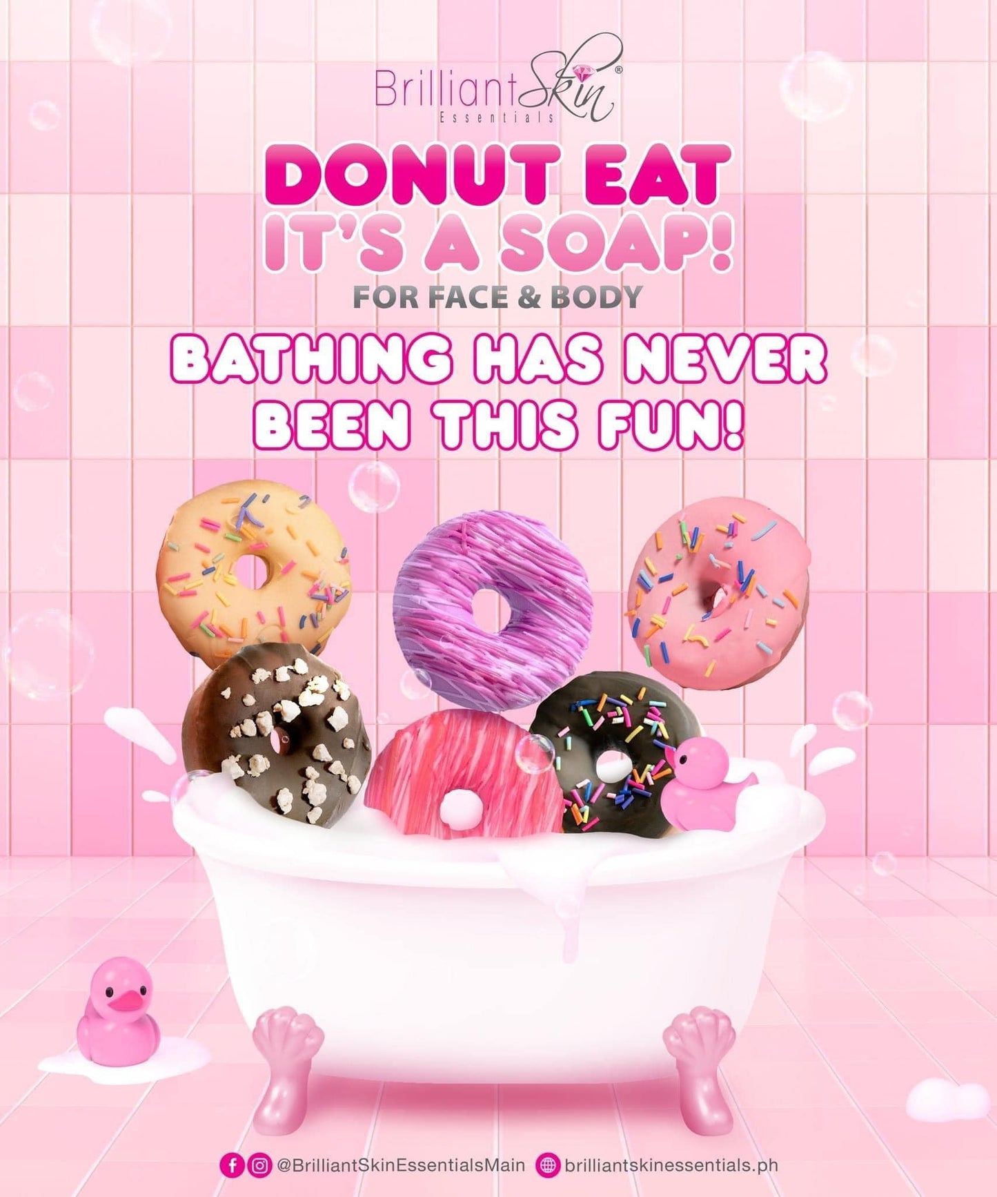 Brilliant Skin Donut EAT it’s a SOAP