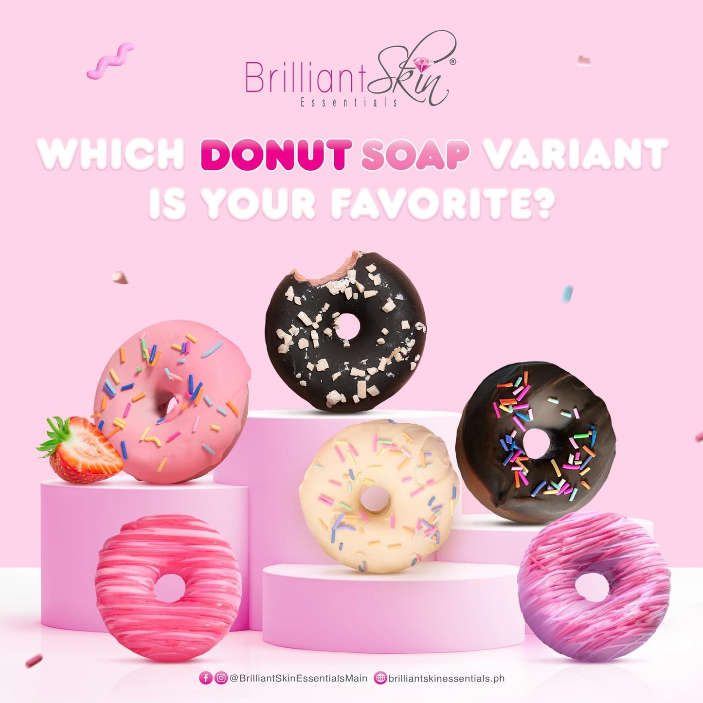 Brilliant Skin Donut EAT it’s a SOAP