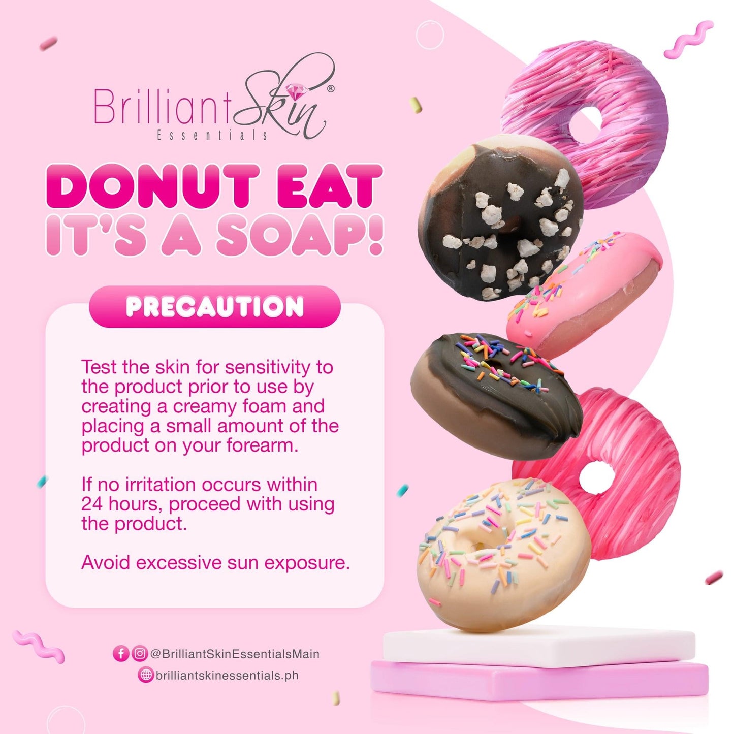 Brilliant Skin Donut EAT it’s a SOAP