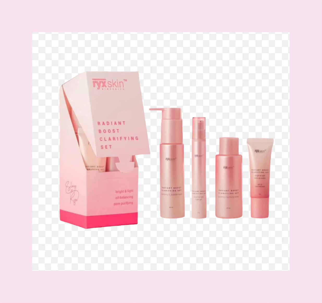 RYX SKIN Radiant Boost Clarifying Set