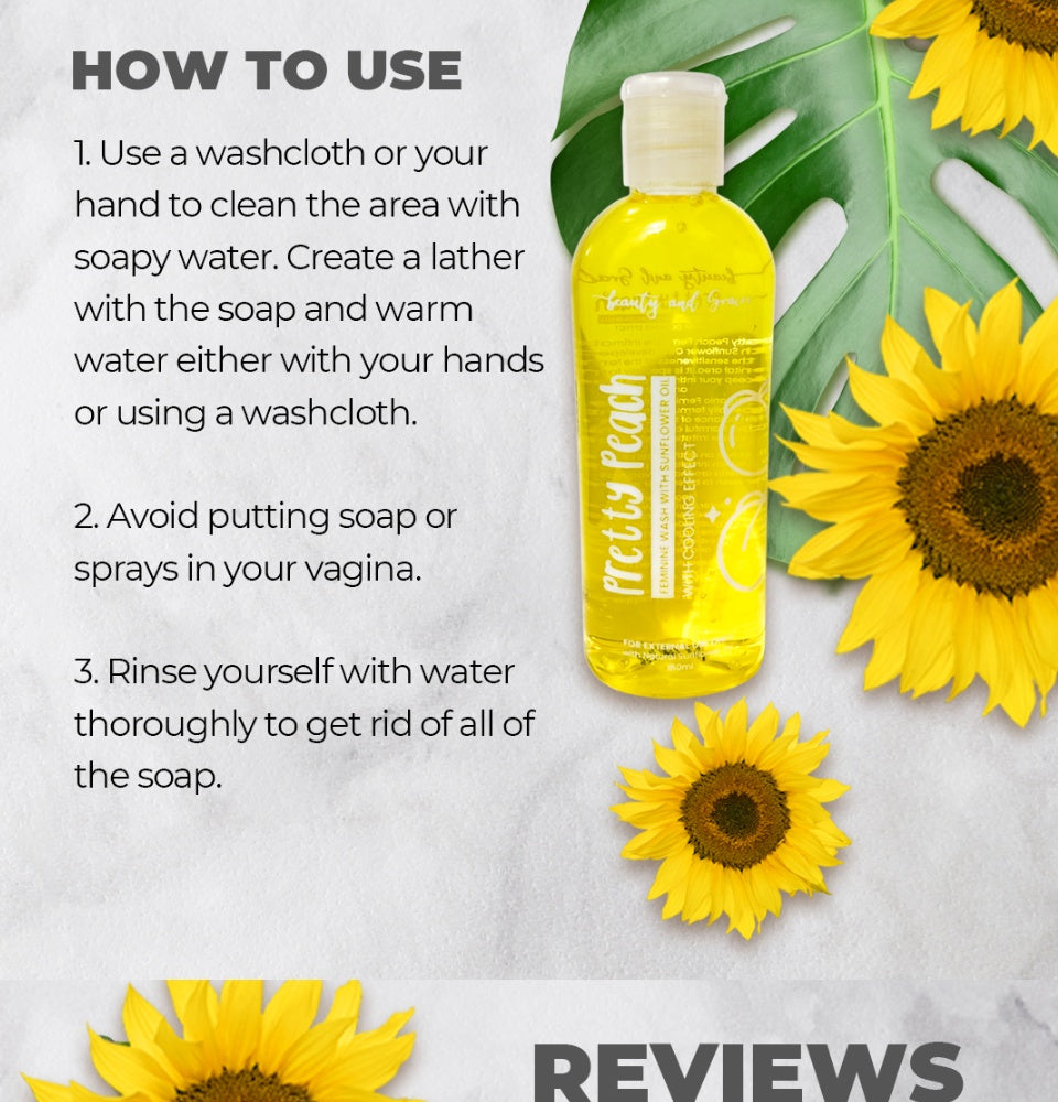 Sunflower oil on sale face wash