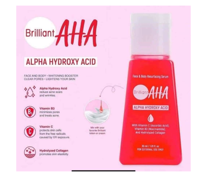 BRILLIANT SKIN AHA SERUM (30ML)