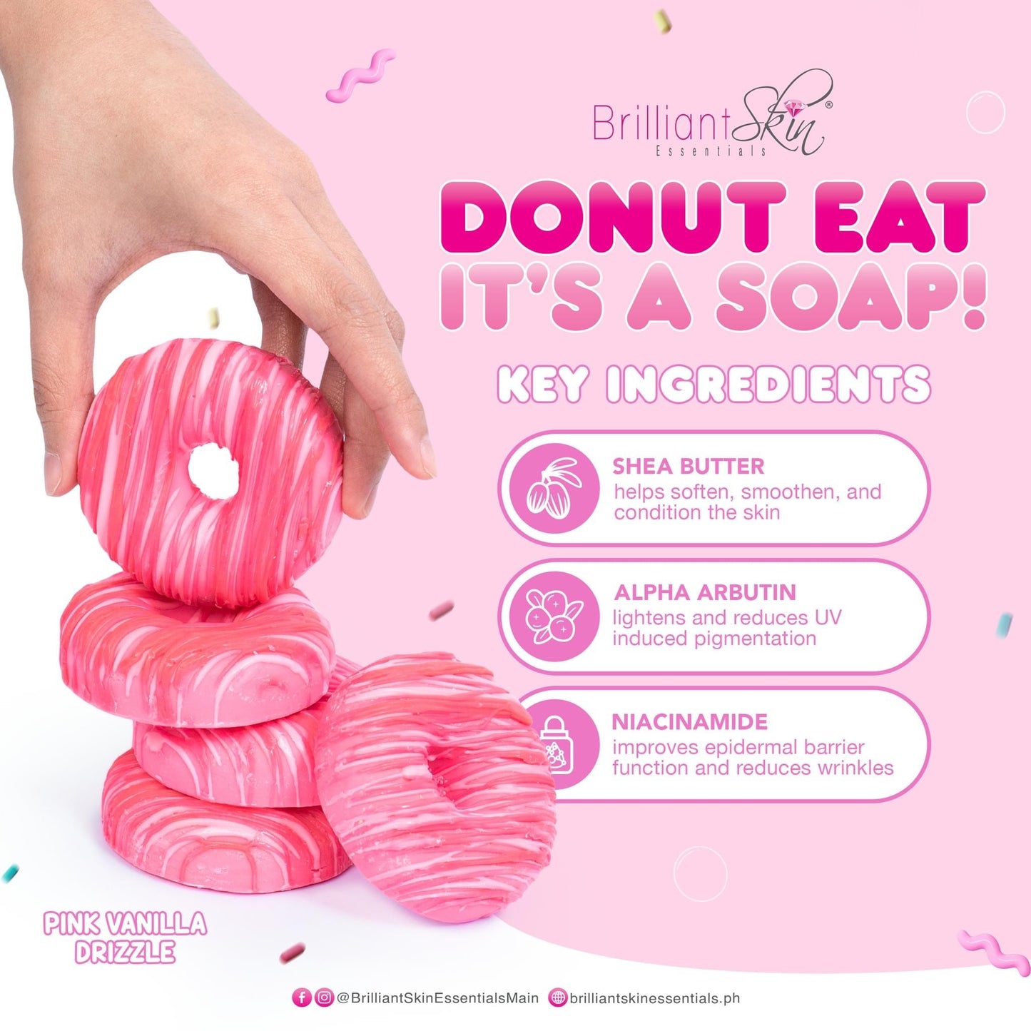 Brilliant Skin Donut EAT it’s a SOAP