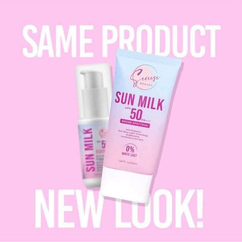 Sereese Beauty Sunmilk sunscreen 2.0